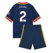 Billige Arsenal William Saliba #2 Udebanetrøje Børn 2026-27 Kort ærmer (+ bukser)