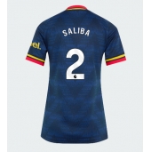 Billige Arsenal William Saliba #2 Udebanetrøje Dame 2026-27 Kort ærmer