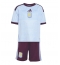 Billige Aston Villa Alejandro Garnacho #17 Tredje trøje Børn 2026-27 Kort ærmer (+ bukser)
