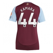 Billige Aston Villa Boubacar Kamara #44 Hjemmebanetrøje Dame 2024-25 Kort ærmer