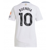 Billige Aston Villa Emiliano Buendia #10 Udebanetrøje Dame 2024-25 Kort ærmer
