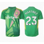 Billige Aston Villa Emiliano Martinez #23 Målmand Hjemmebanetrøje 2024-25 Kort ærmer