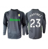 Billige Aston Villa Emiliano Martinez #23 Målmand Hjemmebanetrøje 2025-26 Lange ærmer