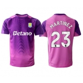 Billige Aston Villa Emiliano Martinez #23 Målmand Tredje trøje 2025-26 Kort ærmer