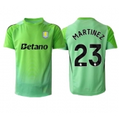 Billige Aston Villa Emiliano Martinez #23 Målmand Udebanetrøje 2025-26 Kort ærmer