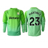 Billige Aston Villa Emiliano Martinez #23 Målmand Udebanetrøje 2025-26 Lange ærmer