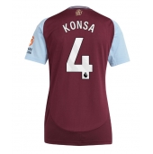 Billige Aston Villa Ezri Konsa #4 Hjemmebanetrøje Dame 2024-25 Kort ærmer