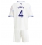 Billige Aston Villa Ezri Konsa #4 Tredje trøje Børn 2025-26 Kort ærmer (+ bukser)