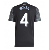 Billige Aston Villa Ezri Konsa #4 Udebanetrøje 2025-26 Kort ærmer