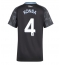 Billige Aston Villa Ezri Konsa #4 Udebanetrøje Dame 2025-26 Kort ærmer