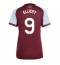 Billige Aston Villa Harvey Elliott #9 Hjemmebanetrøje Dame 2025-26 Kort ærmer