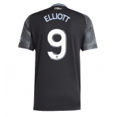 Billige Aston Villa Harvey Elliott #9 Udebanetrøje 2025-26 Kort ærmer