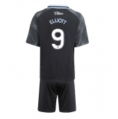 Billige Aston Villa Harvey Elliott #9 Udebanetrøje Børn 2025-26 Kort ærmer (+ bukser)