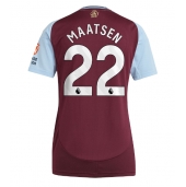 Billige Aston Villa Ian Maatsen #22 Hjemmebanetrøje Dame 2024-25 Kort ærmer