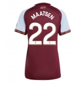 Billige Aston Villa Ian Maatsen #22 Hjemmebanetrøje Dame 2025-26 Kort ærmer