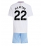 Billige Aston Villa Ian Maatsen #22 Udebanetrøje Børn 2024-25 Kort ærmer (+ bukser)