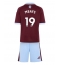 Billige Aston Villa Ibrahim Mbaye #19 Hjemmebanetrøje Børn 2026-27 Kort ærmer (+ bukser)