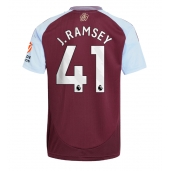 Billige Aston Villa Jacob Ramsey #41 Hjemmebanetrøje 2024-25 Kort ærmer