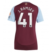 Billige Aston Villa Jacob Ramsey #41 Hjemmebanetrøje Dame 2024-25 Kort ærmer