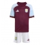 Billige Aston Villa Jadon Sancho #19 Hjemmebanetrøje Børn 2025-26 Kort ærmer (+ bukser)