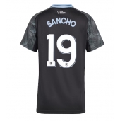 Billige Aston Villa Jadon Sancho #19 Udebanetrøje Dame 2025-26 Kort ærmer
