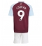 Billige Aston Villa Jhon Duran #9 Hjemmebanetrøje Børn 2024-25 Kort ærmer (+ bukser)