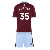Billige Aston Villa Joao Gomes #35 Hjemmebanetrøje Børn 2026-27 Kort ærmer (+ bukser)