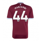 Billige Aston Villa Johan Manzambi #44 Hjemmebanetrøje 2026-27 Kort ærmer