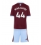 Billige Aston Villa Johan Manzambi #44 Hjemmebanetrøje Børn 2026-27 Kort ærmer (+ bukser)