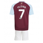 Billige Aston Villa John McGinn #7 Hjemmebanetrøje Børn 2024-25 Kort ærmer (+ bukser)