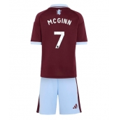 Billige Aston Villa John McGinn #7 Hjemmebanetrøje Børn 2026-27 Kort ærmer (+ bukser)