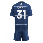 Billige Aston Villa Leon Bailey #31 Tredje trøje Børn 2024-25 Kort ærmer (+ bukser)