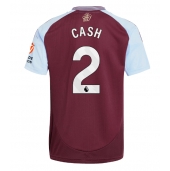 Billige Aston Villa Matty Cash #2 Hjemmebanetrøje 2024-25 Kort ærmer