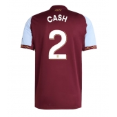 Billige Aston Villa Matty Cash #2 Hjemmebanetrøje 2025-26 Kort ærmer