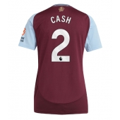 Billige Aston Villa Matty Cash #2 Hjemmebanetrøje Dame 2024-25 Kort ærmer
