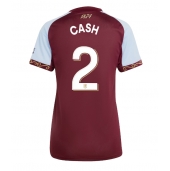 Billige Aston Villa Matty Cash #2 Hjemmebanetrøje Dame 2025-26 Kort ærmer