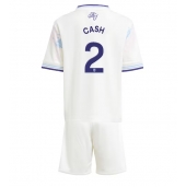 Billige Aston Villa Matty Cash #2 Tredje trøje Børn 2025-26 Kort ærmer (+ bukser)