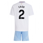 Billige Aston Villa Matty Cash #2 Udebanetrøje Børn 2024-25 Kort ærmer (+ bukser)
