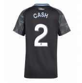 Billige Aston Villa Matty Cash #2 Udebanetrøje Dame 2025-26 Kort ærmer