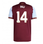 Billige Aston Villa Pau Torres #14 Hjemmebanetrøje 2025-26 Kort ærmer