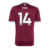 Billige Aston Villa Pau Torres #14 Hjemmebanetrøje 2026-27 Kort ærmer