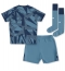Billige Aston Villa Tredje trøje Børn 2023-24 Kort ærmer (+ bukser)