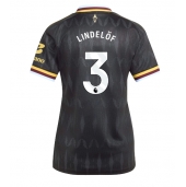 Billige Aston Villa Victor Lindelof #3 Udebanetrøje Dame 2026-27 Kort ærmer