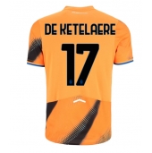 Billige Atalanta Charles De Ketelaere #17 Tredje trøje 2025-26 Kort ærmer