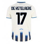 Billige Atalanta Charles De Ketelaere #17 Udebanetrøje 2025-26 Kort ærmer