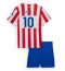 Billige Atletico Madrid Alex Baena #10 Hjemmebanetrøje Børn 2025-26 Kort ærmer (+ bukser)