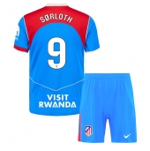 Billige Atletico Madrid Alexander Sorloth #9 Tredje trøje Børn 2025-26 Kort ærmer (+ bukser)