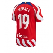 Billige Atletico Madrid Alvaro Morata #19 Hjemmebanetrøje 2022-23 Kort ærmer