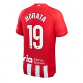 Billige Atletico Madrid Alvaro Morata #19 Hjemmebanetrøje 2023-24 Kort ærmer