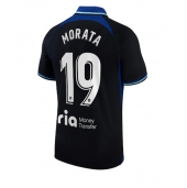Billige Atletico Madrid Alvaro Morata #19 Udebanetrøje 2022-23 Kort ærmer